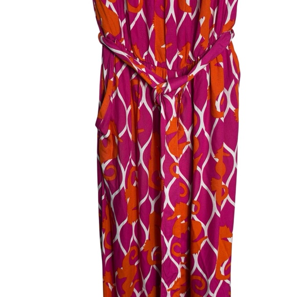 ESCAPADA Strapless Seahorse Alia Jumpsuit in Pink/Orange Size XS — NWT - Picture 4 of 10